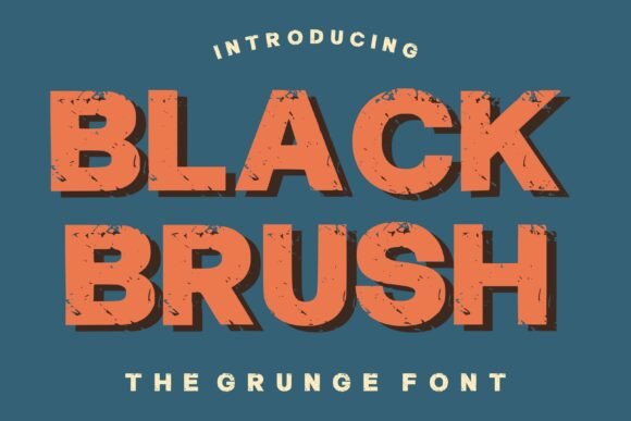 Black Brush: The Gritty Font for Authentic Branding