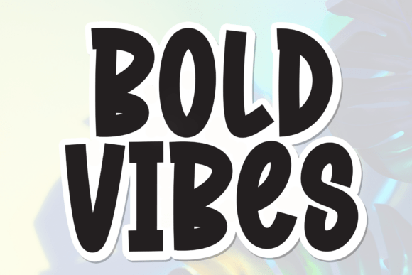 Bold Vibes: The Casual Display Font for Authentic Brands