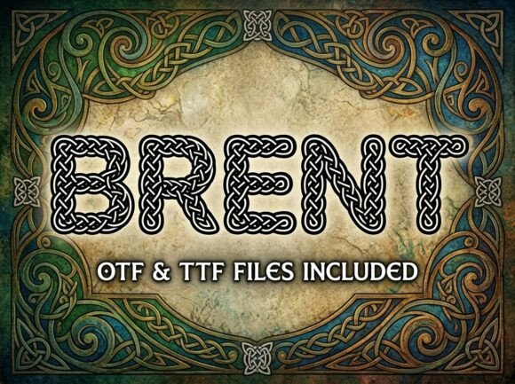 Brent: The Artistic Display Font That Commands Attention