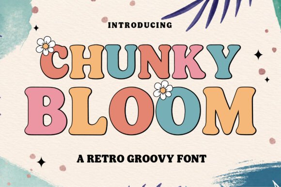 Chunky Bloom: Your New Go-To Retro Display Font