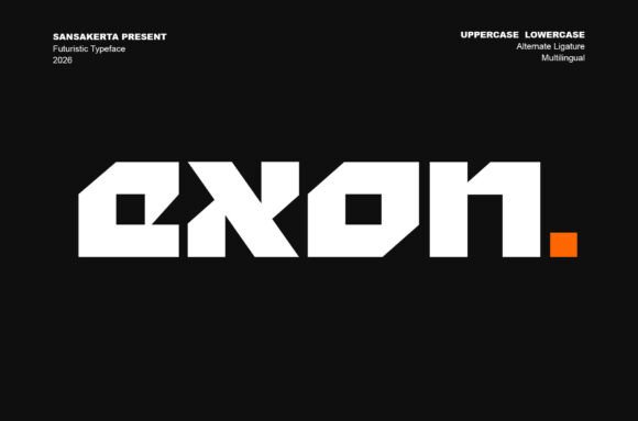 Exon: The Futuristic Display Font for High-Impact Branding