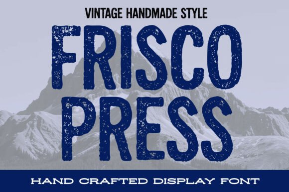 Frisco Press: The Vintage Display Font with Timeless Character