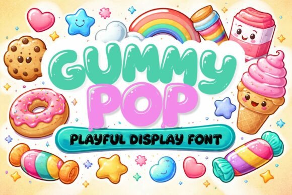 Gummy Pop: The Sweet, Modern Typeface for Playful Brands