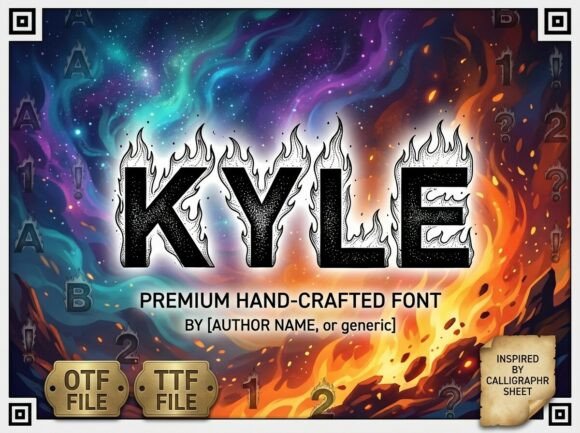 Kyle: The Bold Display Typeface for Headlines and Logos