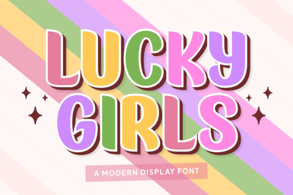 Lucky Girls: The Groovy Display Font for Bold Branding