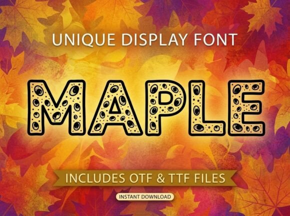 Maple: A Typeface with a Primal-and-Peculiar Soul