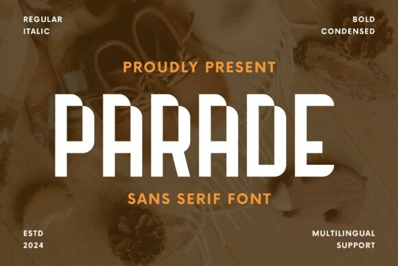Parade: The Bold Display Font That Commands Attention