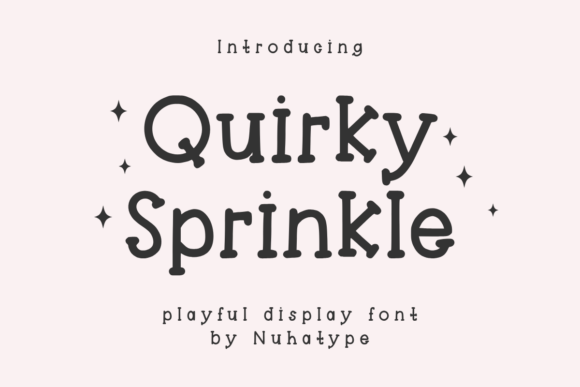 Quirky Sprinkle: A Handwritten Font with Minimalist Charm