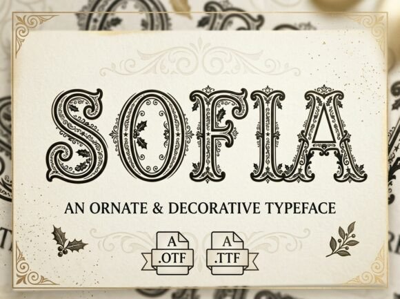Sofia: The Decorative Font That Makes Typography the Main Event