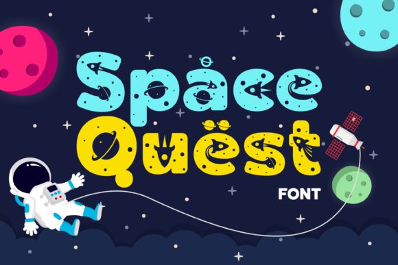 Space Quest Font: Bold Typography for Standout Designs