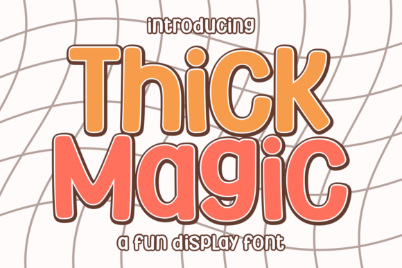 Unleashing the Vibrant World of Thick Magic Font