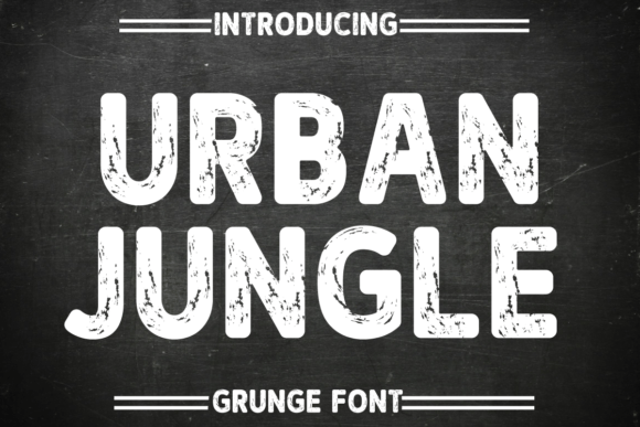 Urban Jungle: The Typeface That Brings Raw Energy to Your Work