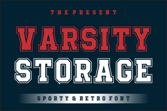 Varsity Storage: The Bold Display Font for Timeless School Spirit