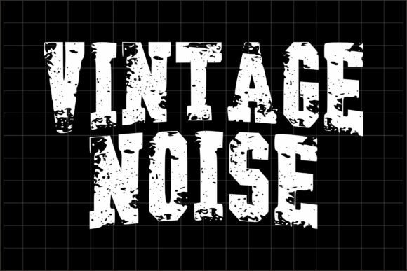 Vintage Noise: The Gritty Typeface for Bold Branding